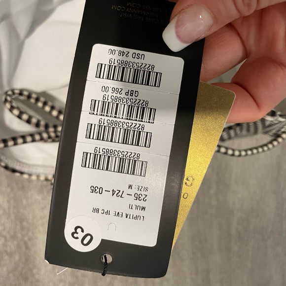 NWT VIX PAULA HERMANNY 
Lupita Gingham Cutout Plunge One-Piece Swimsuit - M - Picture 10 of 12